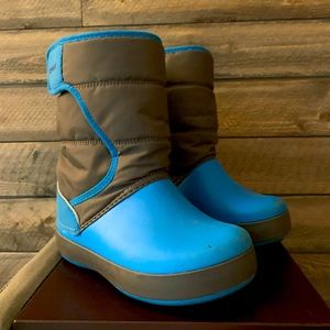 Toddler croc snow boots